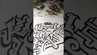 kaligrafi nama keren..#calligraphy #kaligrafi #viral #lettering #shorts_video