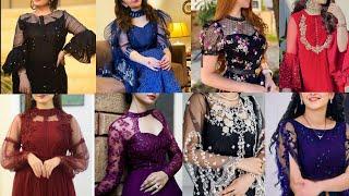 35 + Net sleeves Designs For Net DressBeautiful Net Dress Sleeves And Neck Designs\Sleeves Designs