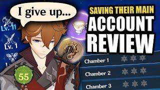 Doing EVERYTHING We Can To Save This Account Genshin Impact Account Review