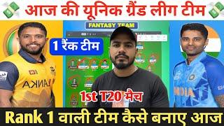 SL vs IND 1st T20 Dream11 Prediction  Sri Lanka vs India Dream11 Team  SL vs IND Dream11