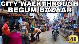 Hyderabad Hustle A 4K Adventure through Begum Bazaars Lively Lanes