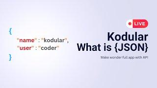 How to use API & JSON Data in Kodular Bangla Part 01 Live  World ICT Touch