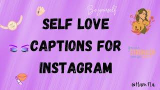 SELF LOVE CAPTIONS  Best Instagram Captions about Self Love  Self Love Quotes