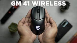 This Wireless Gaming Mouse deserves YOUR ATTENTION  MSI Clutch GM41 Lightweight Wireless Review