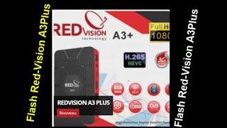 Flash ou Mise a jour Red Vision A3 Pus التحديث التلقاء