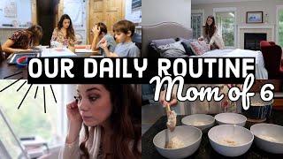 OUR DAILY ROUTINE as a Large Homeschooling Family