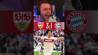 STUTTGART SCHLÄGT BAYERN  #bundesliga #stuttgart #bayern #goal #reaction #vfb #fcb #vfbstuttgart