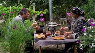  Rustic Azerbaijani Breakfast Fresh Bread & Village Delights 