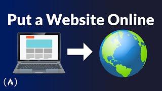 How to Put a Website Online Template Coding Domain Hosting and DNS