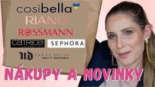 NÁKUPY A NOVINKY  COSIBELLA  ROSSMANN HAUL  CATRICE  SEPHORA  RIANO  URBAN DECAY