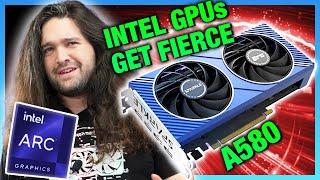 Intel Arc Goes Where NVIDIA Wont A580 GPU Benchmarks & Review vs. A750 RX 6600 & More
