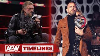 The UPDATED AEW History of TNT Champ Christian Cage & Adam Copeland  AEW Timelines