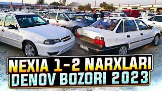 Nexia-1 va Nexia-2 Narxlari 2023  Surxondaryo Denov Mashina bozor Narxlari #denov_bozori_2023