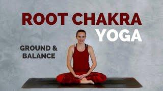 Yoga for the ROOT CHAKRA - 15 Minutes to Ground & Balance Your First Chakra