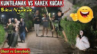 Prank Kuntilanak vs Kakek Kocak  Kompilasi Prank Kuntilanak Lucu  Best Ghost Prank