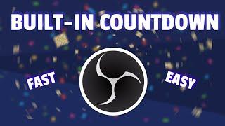 How to Add a Countdown Timer Using OBS  NO DOWNLOAD