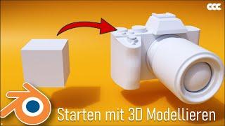 Vom Würfel zur Kamera - Starten mit 3D Modellieren in Blender 2.8 Tutorial Deutsch