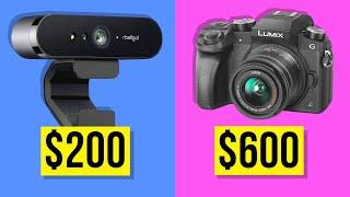 4K Webcam vs Budget DSLR Camera Logitech BRIO vs Panasonic Lumix G7