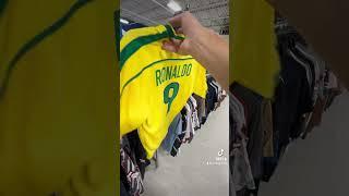 Vintage Soccer Jersey #thrift #thrifting #reseller #ebay #ronaldo #jersey #brazil #worldcup