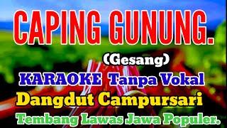 CAPING GUNUNGGesang. KARAOKE TANPA VOKAL.LANGGAM CAMPURSARI DANGDUT.LANGGAM LAWAS.POPULER.TERBAIK.