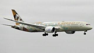 Etihad B787-9 Choose Saudi Arabia Livery A6-BLN Takeoff from Manchester Airport
