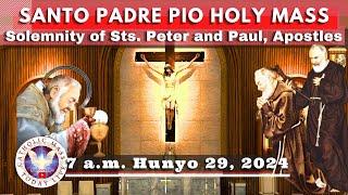 Catholic Mass Today Live at Santo Padre Pio National Shrine - Batangas.  29 Jun  2024  7a.m.