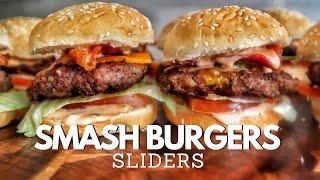 How To Make Smash Burger Sliders  Super Bowl Appetizers Recipes