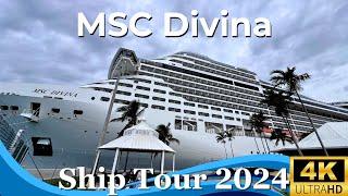 MSC Divina  A tour in 4K