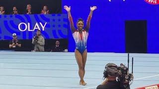 Simone Biles 14750 Floor - Qualified to Paris 2024 Olympic Trials Day 2