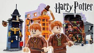 LEGO Harry Potter Review 76422 Diagon Alley Weasleys Wizard Wheezes 2023 Set