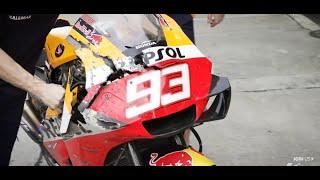 Motogp marc Marquez crash  3 days action from the 2020 Sepang test highlights