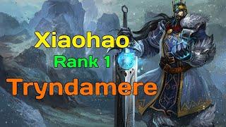 RANK 1 TRYNDAMERE - XIAOHAO TRYNDAMERE VS GAREN - XIAOHAO STREAM