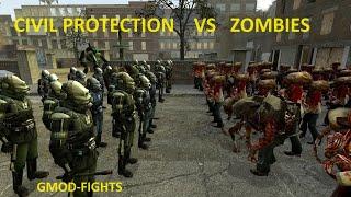 CIVIL PROTECTION VS ZOMBIES - GMOD-FIGHTS