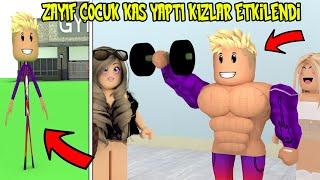 Kaslı Çocuk Ezik Çocuğun Sevgilisini Çaldı  Roblox Kas Simülasyon