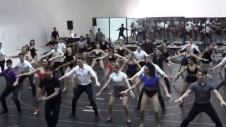 42ND STREET  London rehearsals - Audition dance