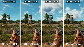 Far Cry 6 - GTX 1060 3GB - FidelityFX Super Resolution FSR - Benchmark Comparison
