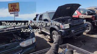 Nissan R50 PathfinderInfiniti QX4 Things are changing at the Junkyard
