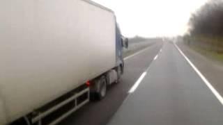 Voznja sa kamionom  Driving with truck - Mercedes Benz Actros 1844 - Part 2