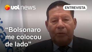 Mourão Bolsonaro não me chamava nem para o cafezinho fui colocado de lado