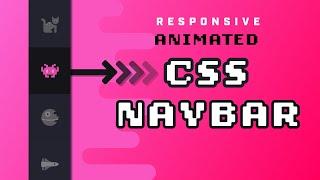 Animated Responsive Navbar with CSS - Plus Other Useful Tricks