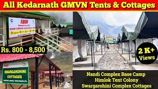 All Kedarnath GMVN Tents And Cottages  GMVN Kedarnath Online Booking 2024  kedarnath Room Booking