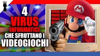 4 VIRUS informatici che sfruttano i VIDEOGIOCHI