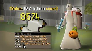 THIS PLAYER HAS 11 TRILLION GP IN 10$ SCROLLS BANK PROFITED + 35B GIVEAWAY - RuneWild RSPS