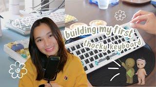 how to build a creamy custom keyboard for beginners 🫧  super easy