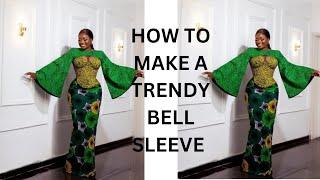 How To Make a Trendy Bell Sleeve beginner friendly