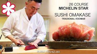 Best $325 Michelin Star True Edomae Sushi Omakase Is Just Like Japan ─  Sushi Yoshizumi