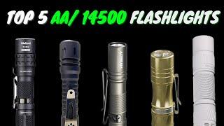 Top 5 AA14500 Flashlights of 2023 Weltool T1 vs Pokelit vs ReyLight vs TS10 vs Convoy