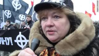 Женское лицо Русского марша