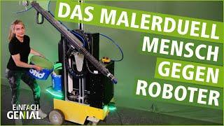 Um die Wette Malerroboter gegen Malermeister  Einfach Genial  MDR