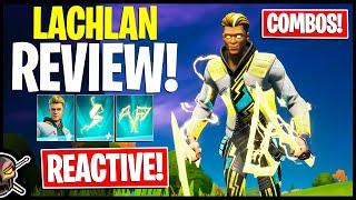 LACHLAN Skin Review Reactive Test Gameplay and Combos  Before You Buy Fortnite Battle Royale